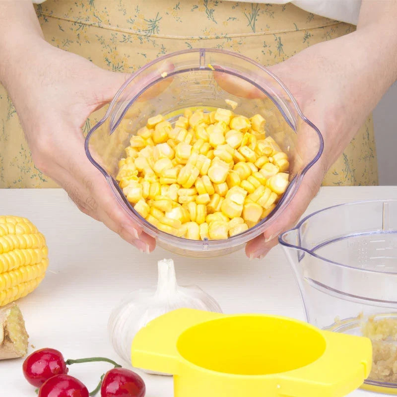 Corn Kernel Stripper and Ginger Garlic Grater Tool