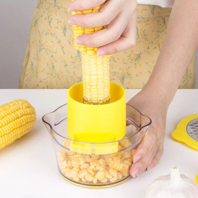 Corn Kernel Stripper and Ginger Garlic Grater Tool