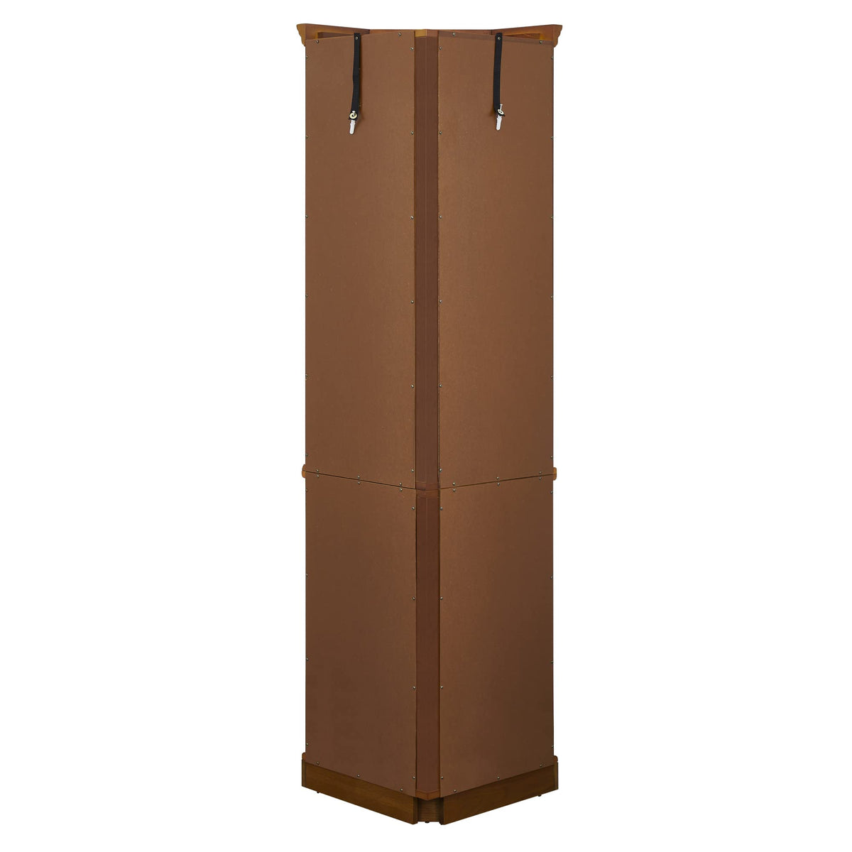 Corner Curio Cabinet with LED Lighting and 5 Shelves
