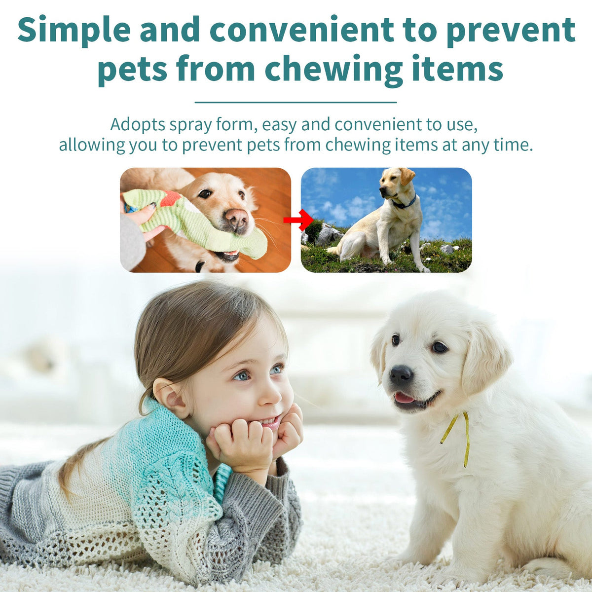 Pet Chewing & Scratching Spray for Better Habits