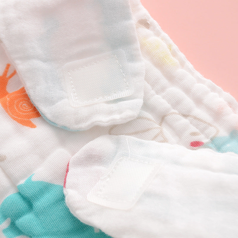 Cotton Muslin Cloth Diaper With Adjustable Baby Fit