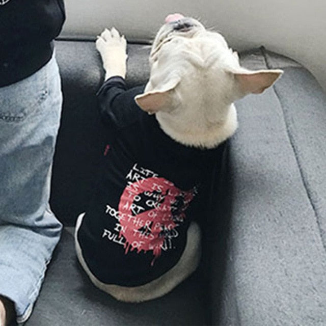 Cotton French Bulldog Hoodie for Cozy Streetwear Style