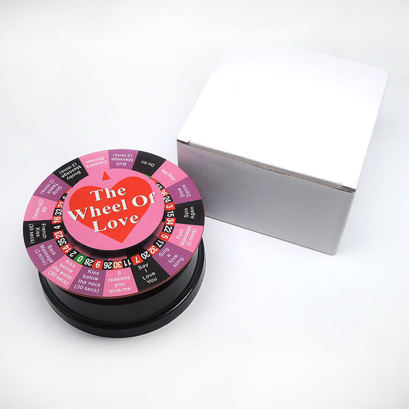 Couples Spin Wheel Game for Playful Romantic Date Nights