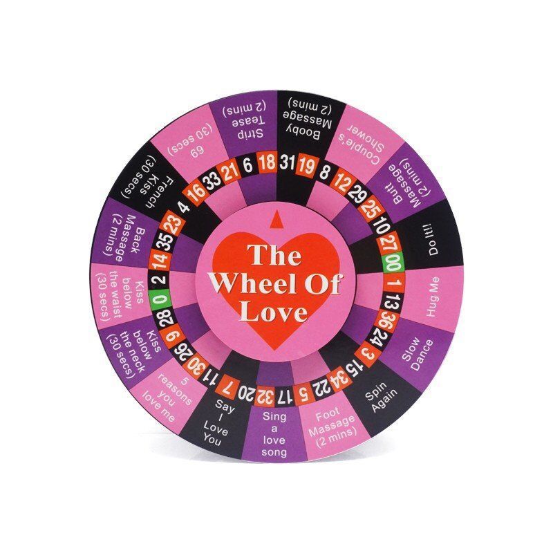 Couples Spin Wheel Game for Playful Romantic Date Nights