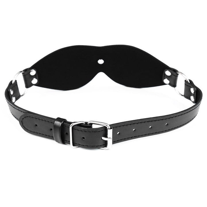 Adjustable Leather Blindfold for Immersive Intimate Play