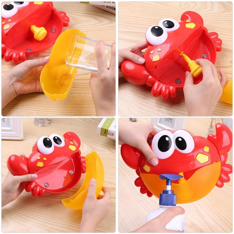 Crab Bubble Bath Toy for More Playful, Happy Bath Time