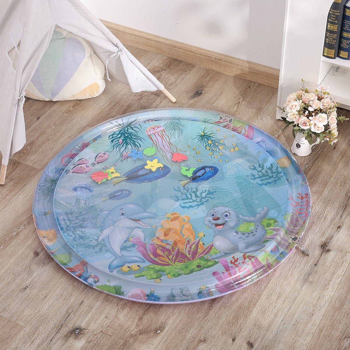 Baby Water Mat for Engaging Tummy-Time Sensory Play