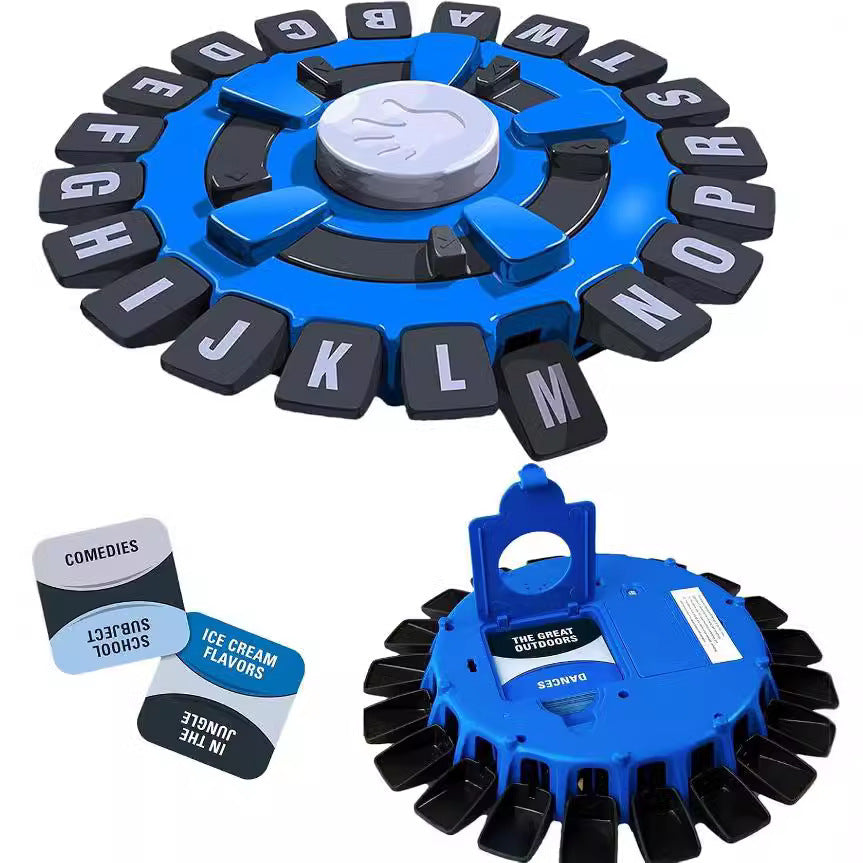 Fast Family Word Game With Interactive Letter Wheel