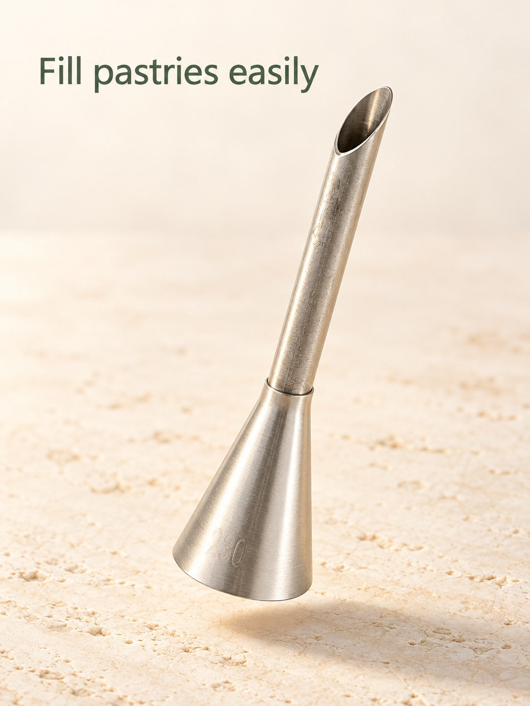 Cream Puff Filling Nozzle, 304 Stainless Steel Piping Tip