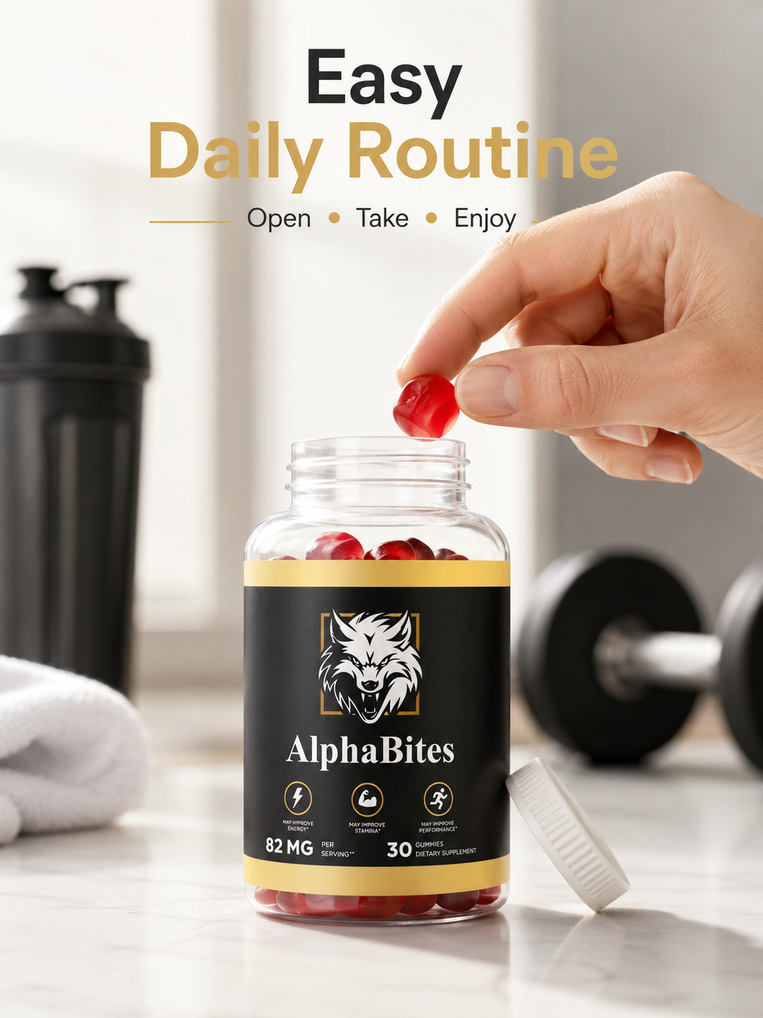 Creatine Gummies — 82mg Pure Creatine for Energy & Performance
