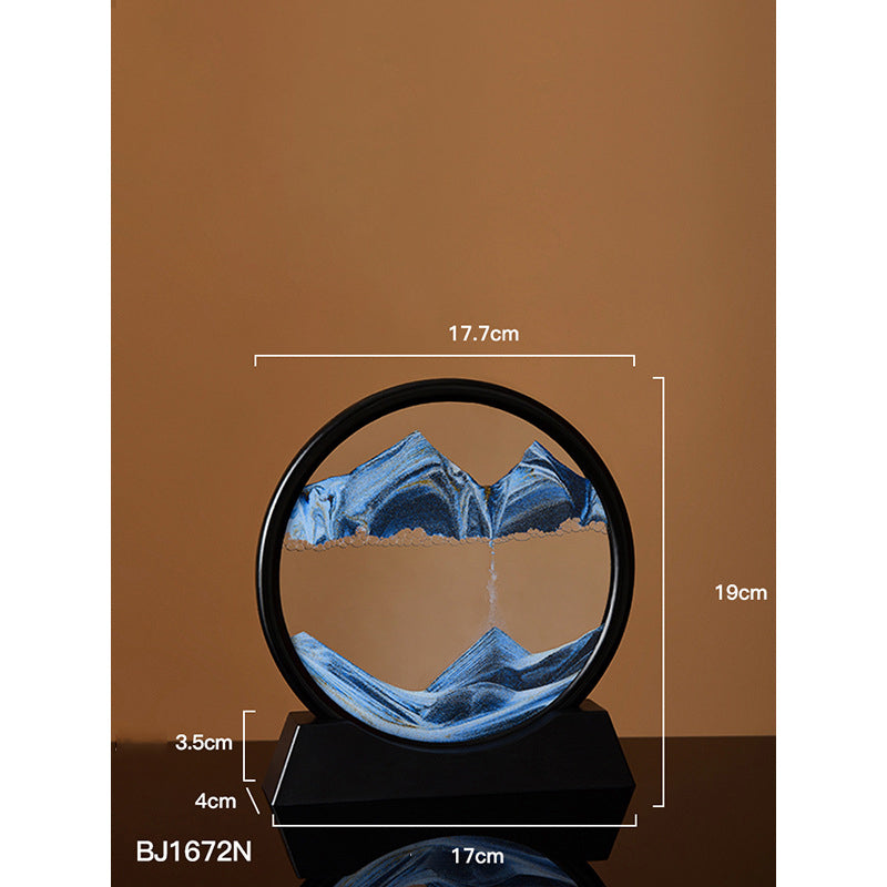 3D Quicksand Art Frame – Calming Desk Decor Piece