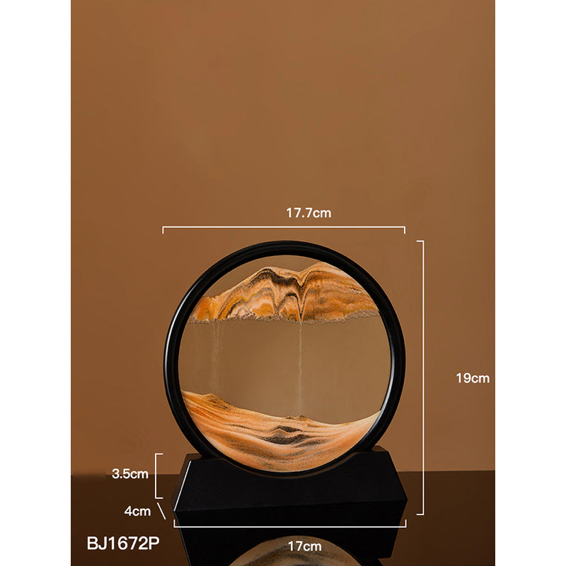 3D Quicksand Art Frame – Calming Desk Decor Piece