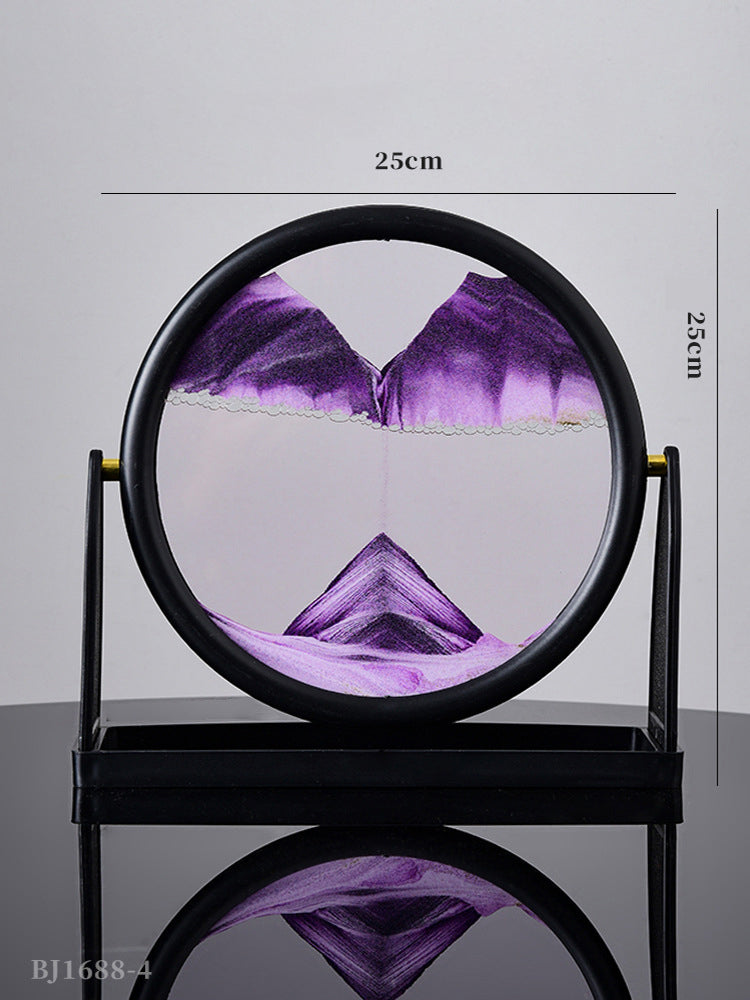 3D Quicksand Art Frame – Calming Desk Decor Piece