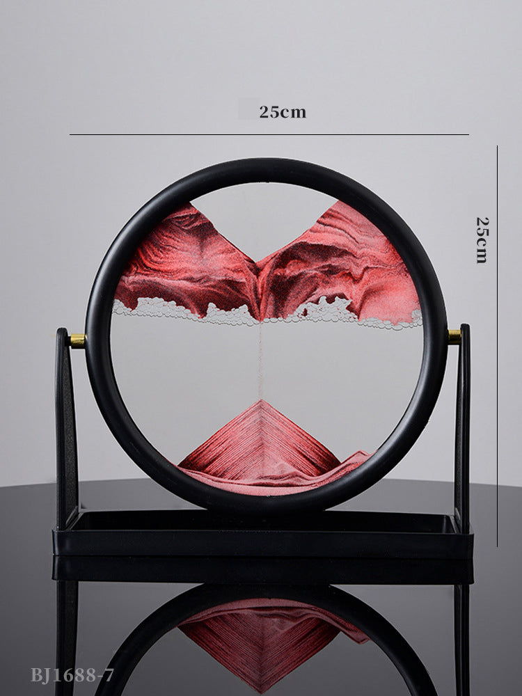 3D Quicksand Art Frame – Calming Desk Decor Piece