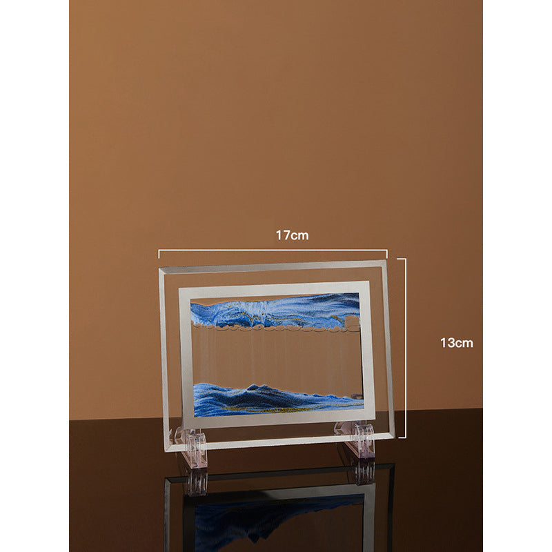 3D Quicksand Art Frame – Calming Desk Decor Piece
