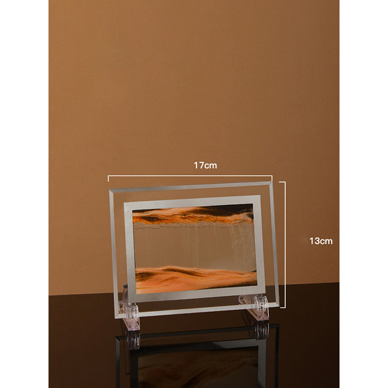 3D Quicksand Art Frame – Calming Desk Decor Piece