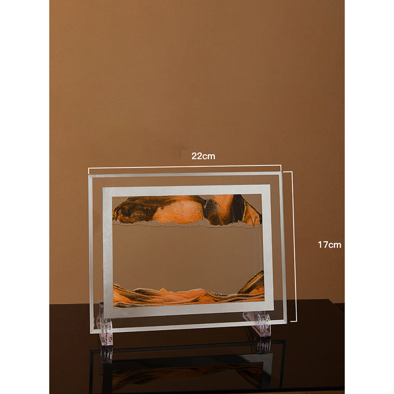 3D Quicksand Art Frame – Calming Desk Decor Piece