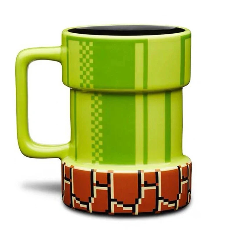 Super Mario Warp Pipe Coffee Mug, 420mL Ceramic Gift