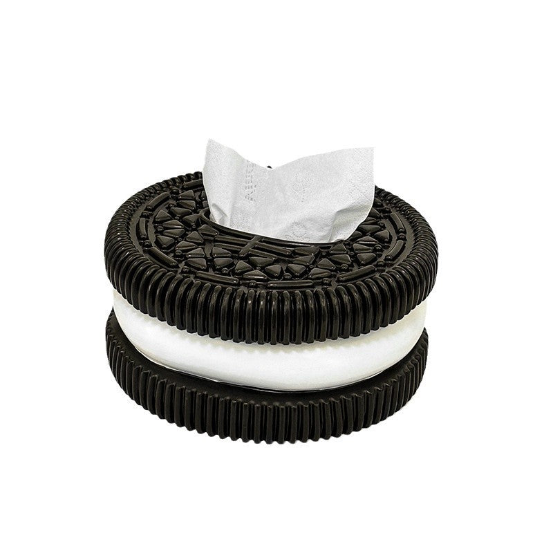 Oreo-Style Tissue Box Holder for Playful Room Decor