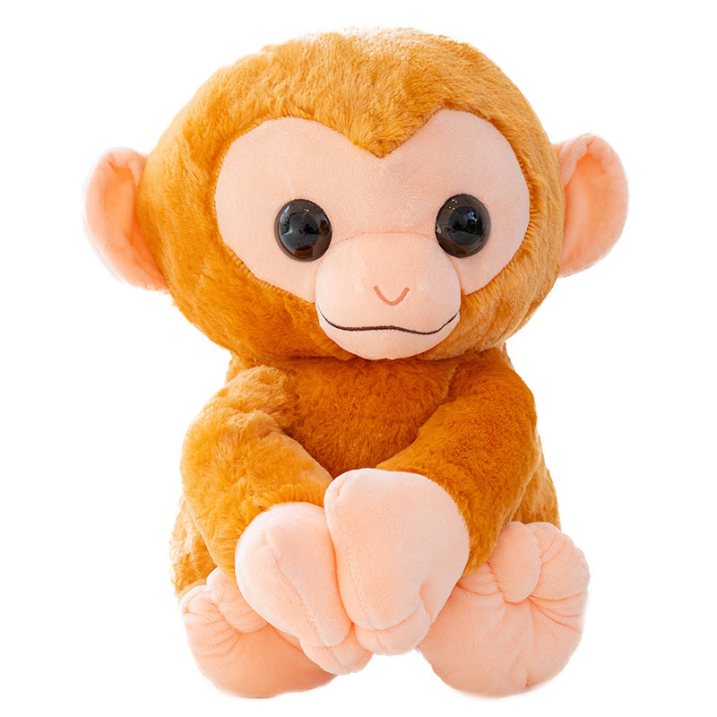 Big-Eyed Monkey Plush Toy – Large Cuddly Gift Doll