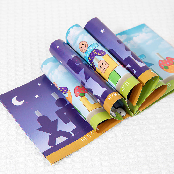 Day & Night Wooden Preschool Puzzle Board Game Set