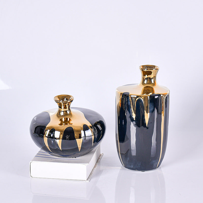 Ceramic Vase for Modern Glamour Living Room Styling