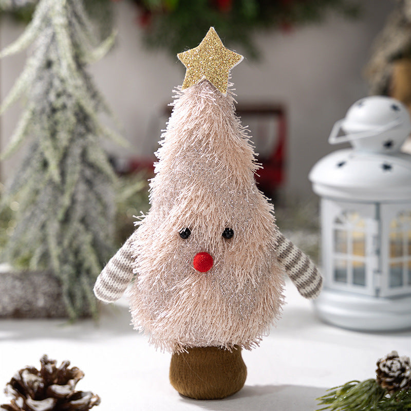 Christmas Tree Figurines for Cheerful Tabletop Decor
