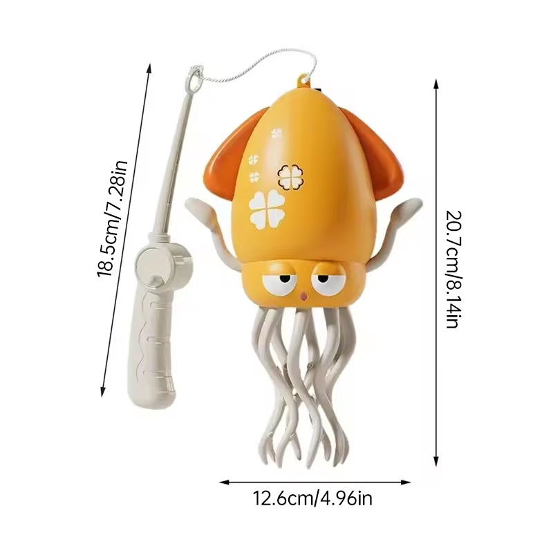 Interactive Dancing Squid Toy for Screen-Free Play