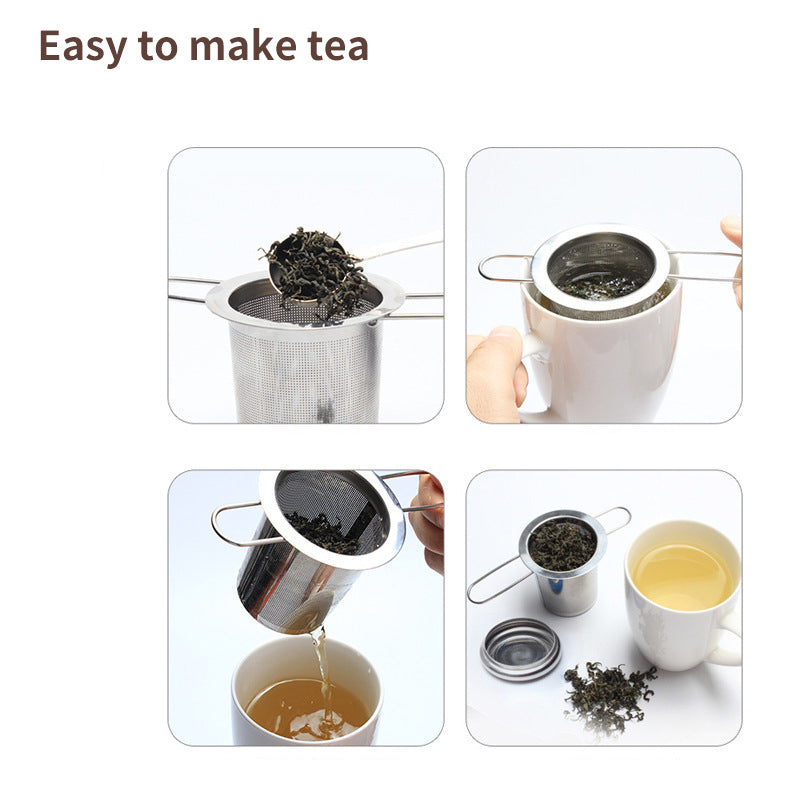 Stainless Steel Tea Infuser With Folding Handles
