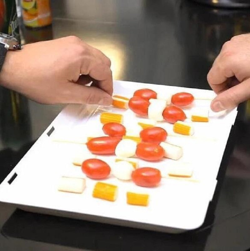 Stackable Fridge Food Storage Tray That Keeps Meat Fresher