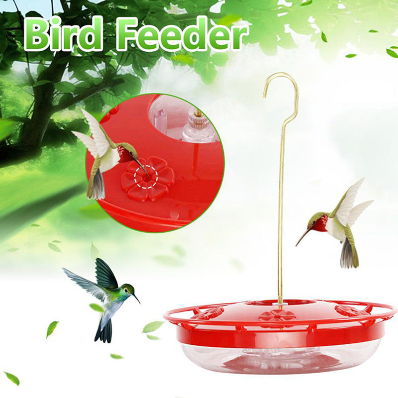 Hummingbird Feeder With Easy-View Reservoir and Hook