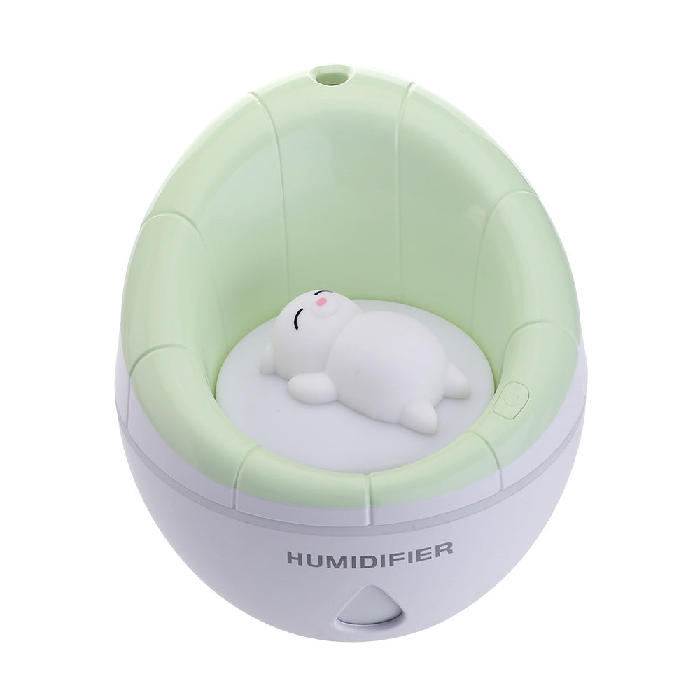 Cute Sofa-Shaped Desktop Humidifier with Mood Light