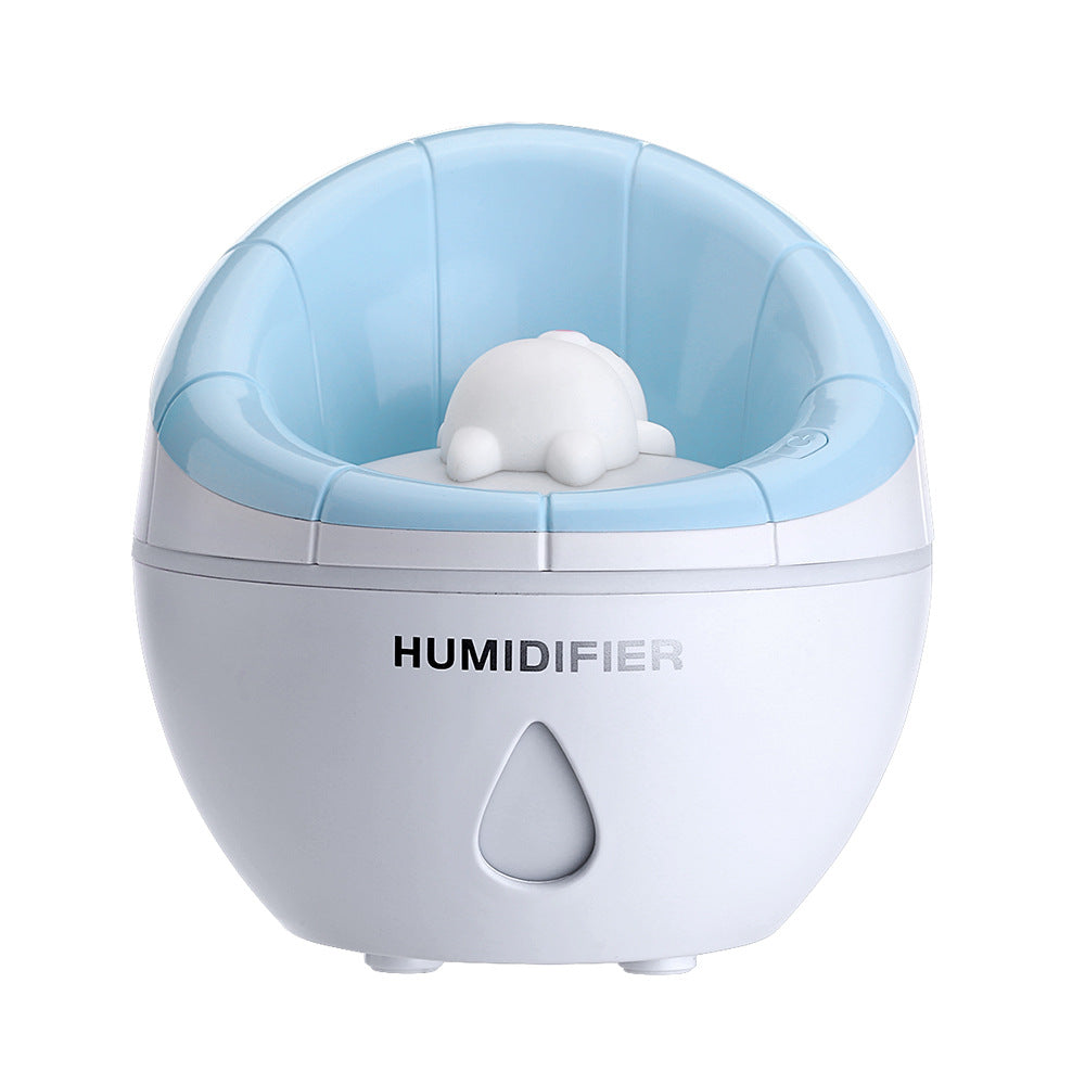 Cute Sofa-Shaped Desktop Humidifier with Mood Light