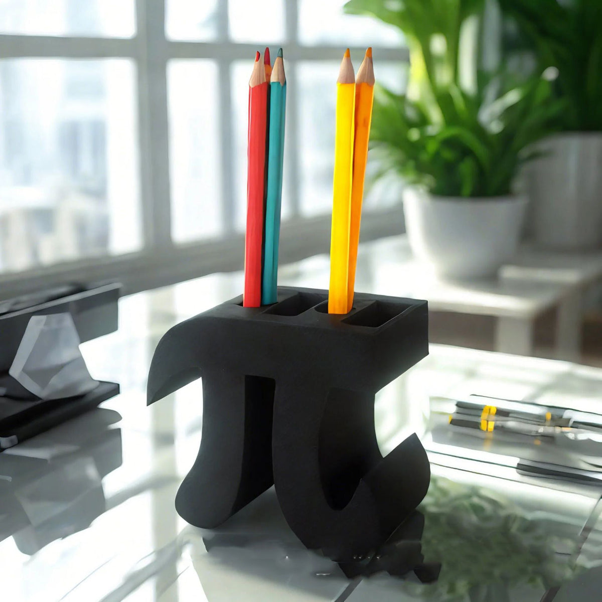 Pen Holder for a Tidy Modern Desk Workspace