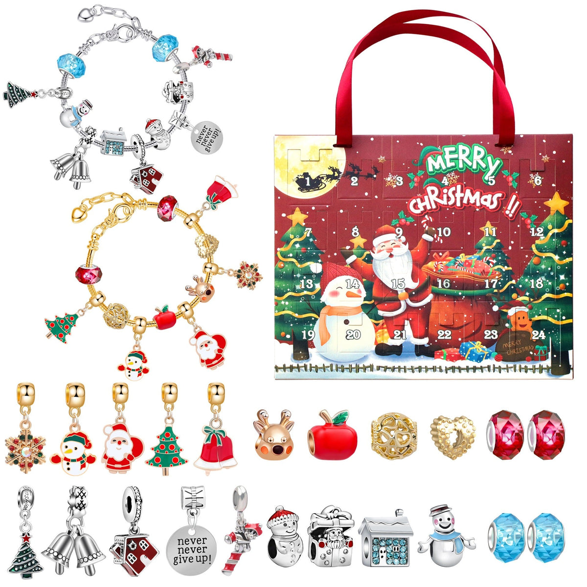 Christmas Bracelet Blind Box Advent Calendar Set