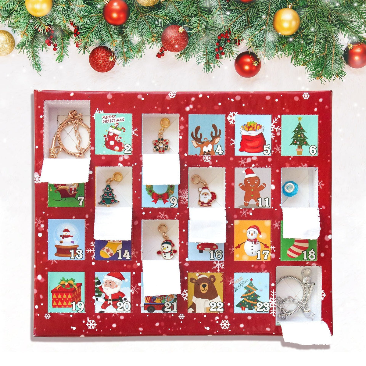 Christmas Bracelet Blind Box Advent Calendar Set
