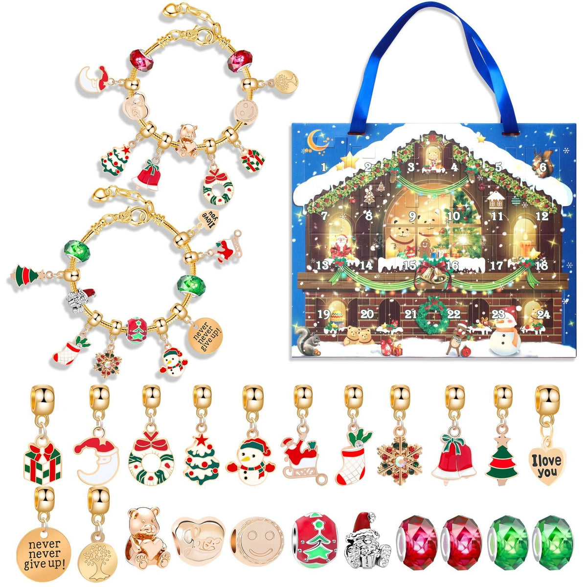 Christmas Bracelet Blind Box Advent Calendar Set