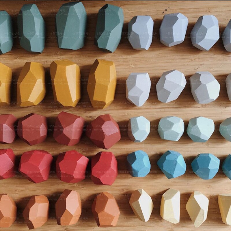 Wooden Stacking Toy for Creative Open-Ended Playtime