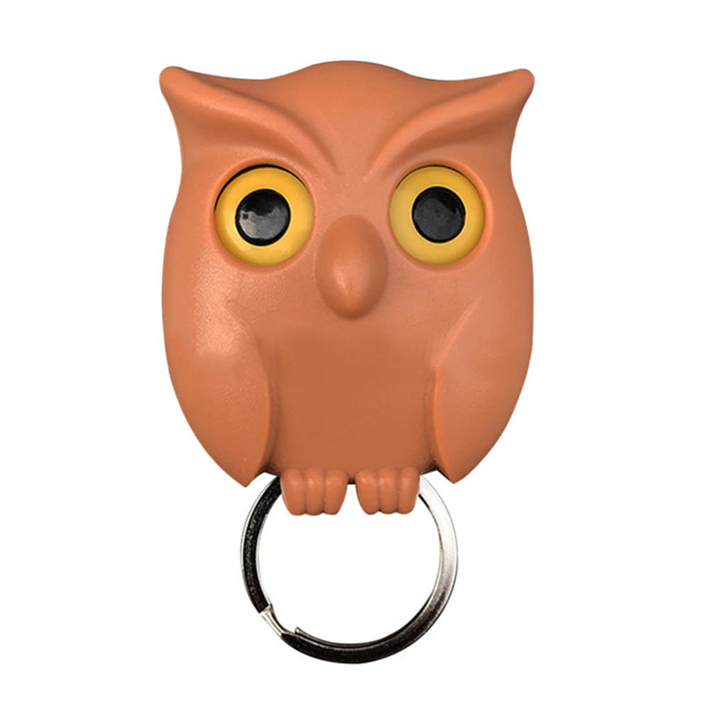 Magnetic Owl Key Hook, Non-Drill Entryway Key Holder