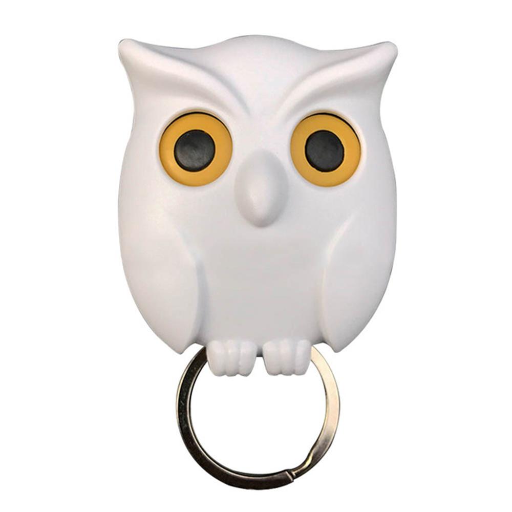Magnetic Owl Key Hook, Non-Drill Entryway Key Holder