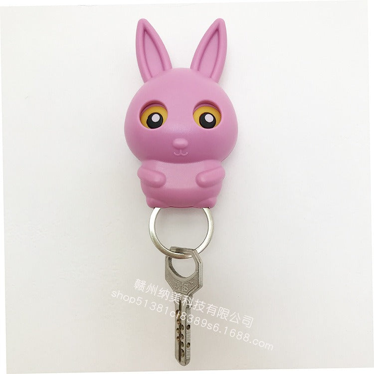 Magnetic Owl Key Hook, Non-Drill Entryway Key Holder