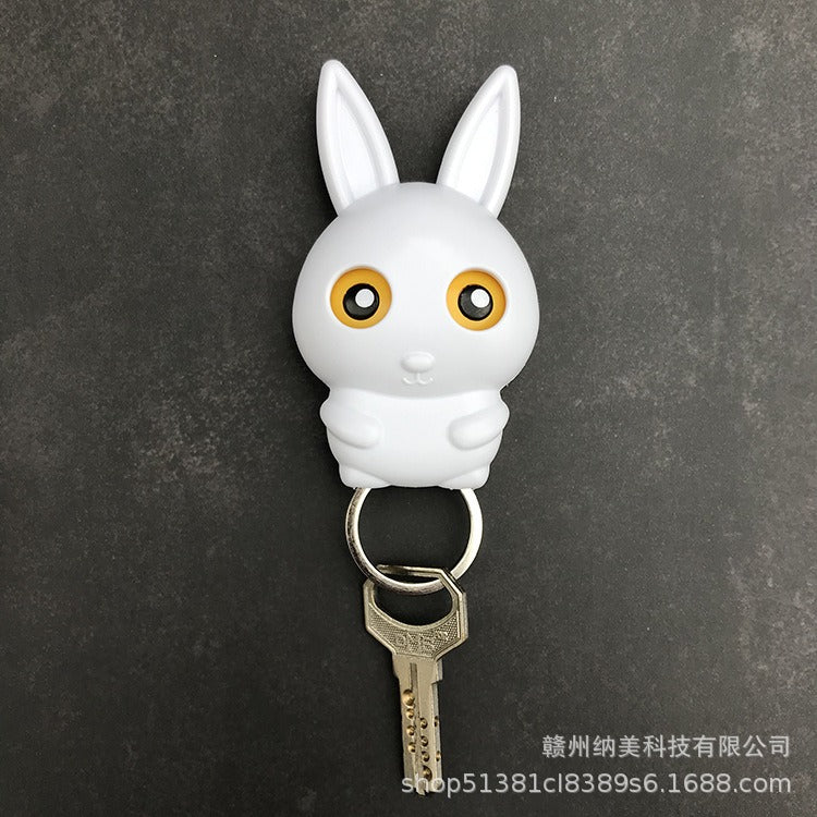 Magnetic Owl Key Hook, Non-Drill Entryway Key Holder