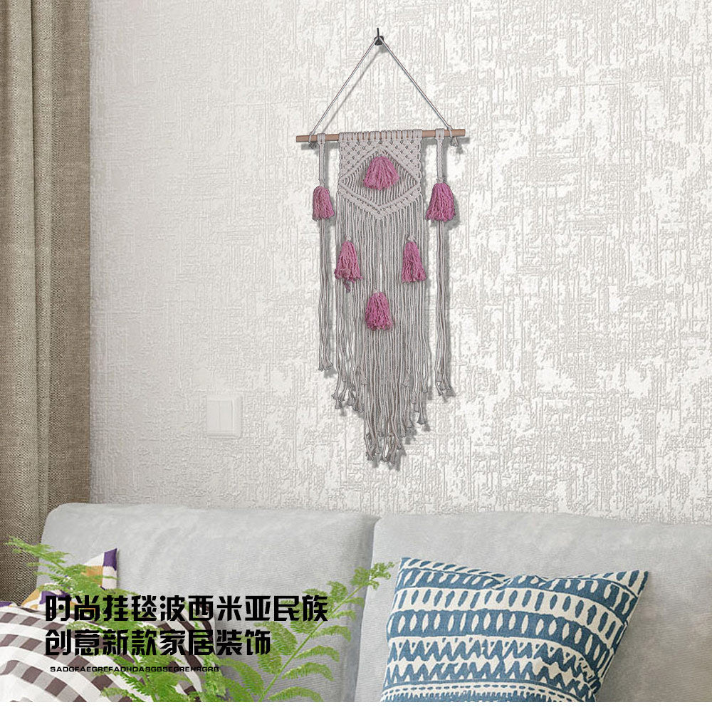 Bohemian Wall Tapestry for Warm, Textured Room Decor