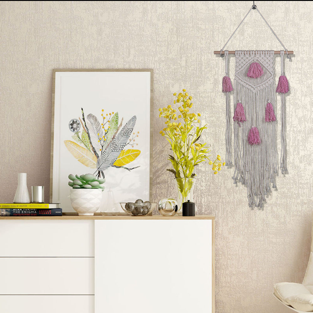 Bohemian Wall Tapestry for Warm, Textured Room Decor