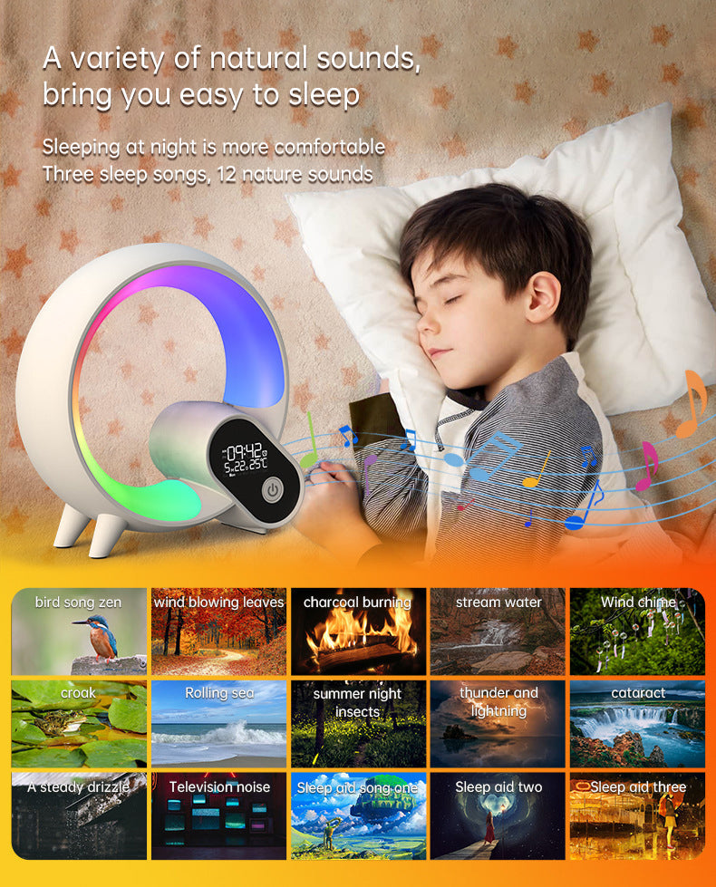 Smart Alarm Clock With Sunrise Ambient Light & App