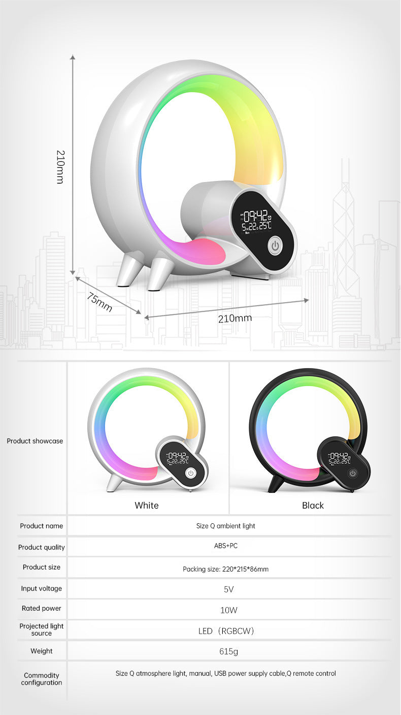 Smart Alarm Clock With Sunrise Ambient Light & App