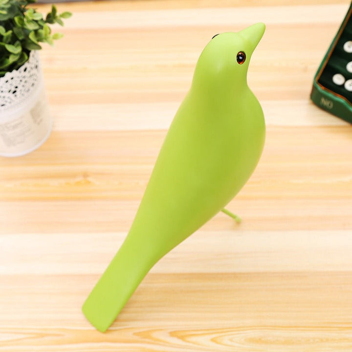 Resin Bird Decor Accent for Colorful Modern Shelves