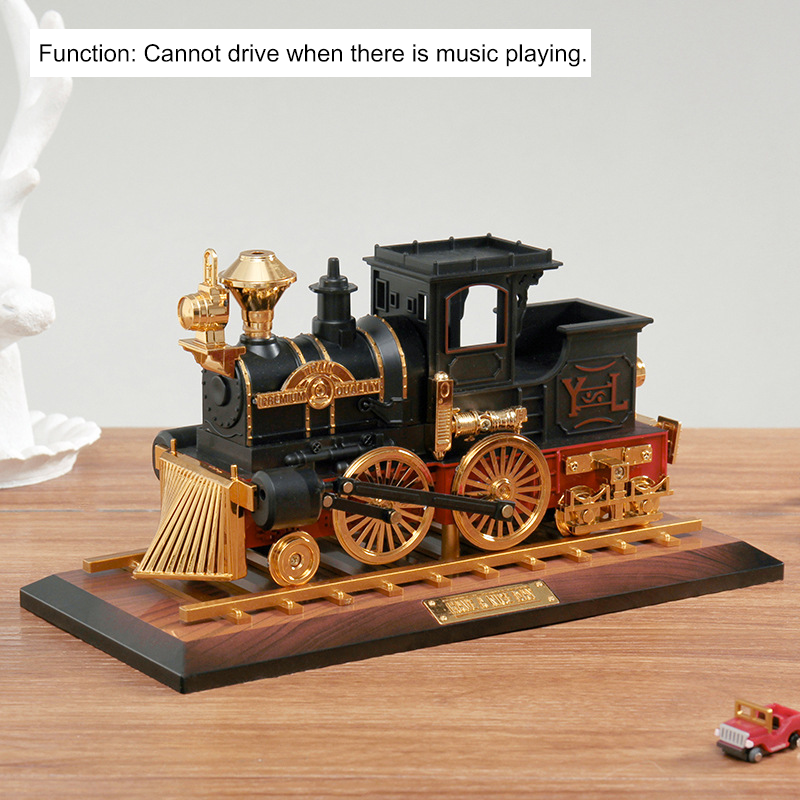 Retro Gramophone Vehicle Model With Music & Motion