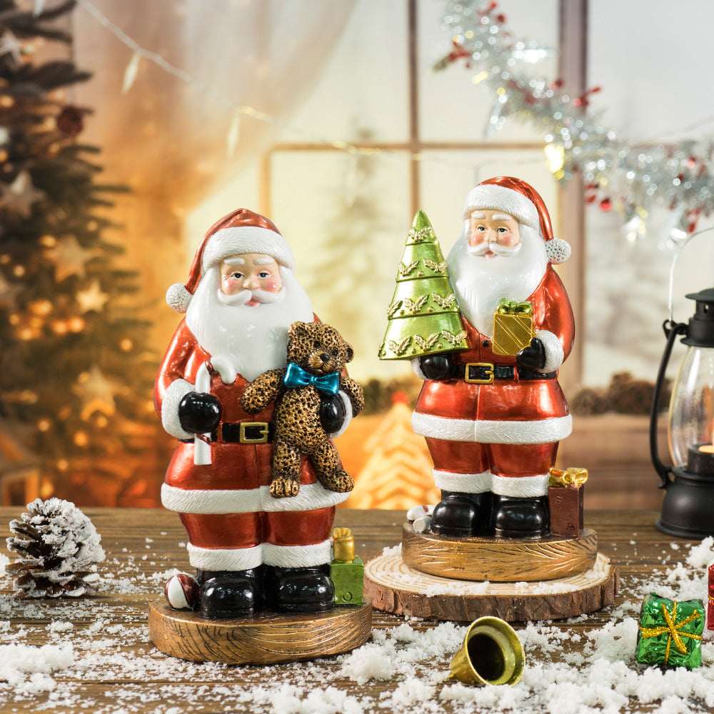 Santa Claus Figurine Christmas Tabletop Home Decor