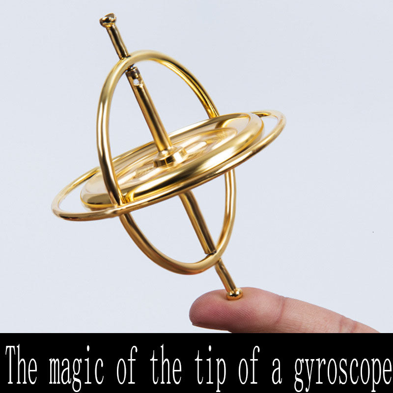 Metal Gyroscope Toy for Hands-On STEM Learning Play